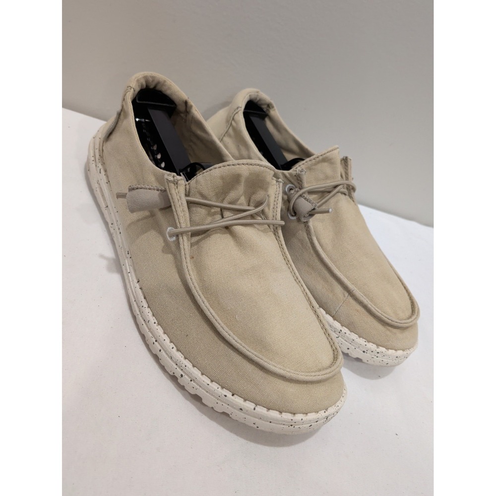 Hey Dude Wendy Womens Size 8 Canvas Grey Slip Ons Casual 1214130000